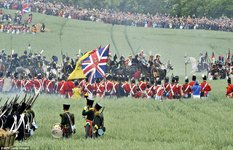 Reenactment of the Battle of Waterloo