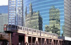 Chicago EL train