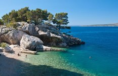 Liskamen Beach, Brela, Dalmatian Coast, Croatia