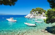 Liskamen Beach, Brela, Dalmatian Coast, Croatia