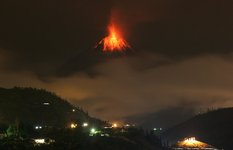 Tungurahua volcano eruption