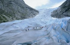 Briksdalsbreen glacier