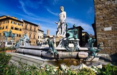Neptune statutes in Piazza della Signoria