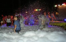 beach foam party
