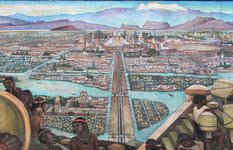 Mural of Tenochtitlan by Diego Rivera