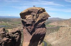 Climbing Monkey Face, Smith Rock State Park