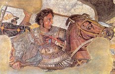 Alexander Defeats Persian King Darius, Naples National Archaeological Museum