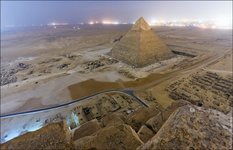 From the top of the Great Pyramid