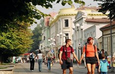 Jomas street in Jurmala
