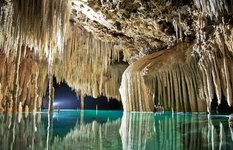 Rio Secreto's underground river