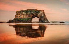 Natural Bridge beach, Santa Cruz