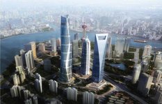 Jin Mao Tower and World Trade center