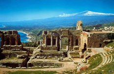 Greek theater in Taormina