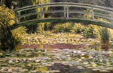 Japanese Footbridge, Claude Monet, National Gallery of Art