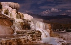 Minerva Terrace Mammoth Hot Springs