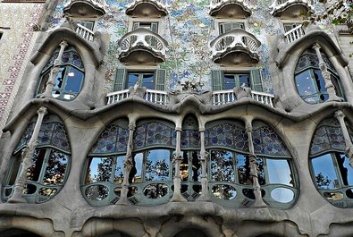 Gaudi&#39;s Casa Battlo and Mila