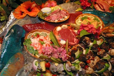 Seafood and French-Polynesian cuisine