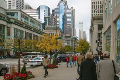 Michigan Avenue shopping