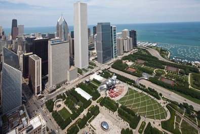 Millennium Park and The Bean