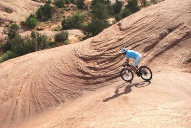 Slickrock mountain bike trail