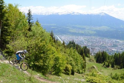 Nordkette mountain bike trail