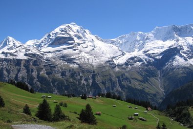 Jungfrau, Eiger and Mönch peaks