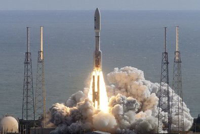 Rocket launch at Cape Canaveral