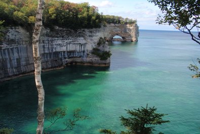 The Pictured Rocks National Lakeshore