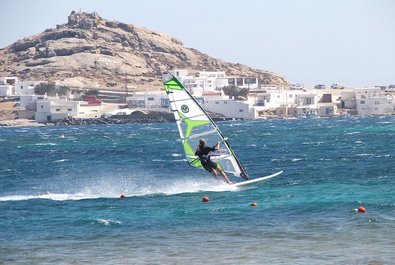 Kalafati Beach windsurfing