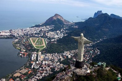 Corcovado mountain and Christ the Redeemer statue