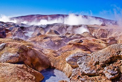 Solar de Manaña Geyser Basin