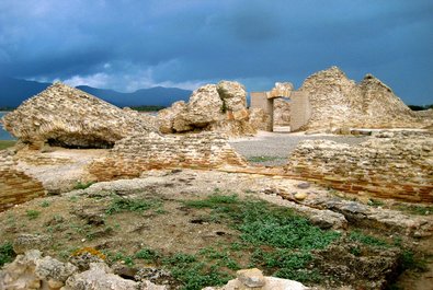 Ancient Roman ruins in Nora