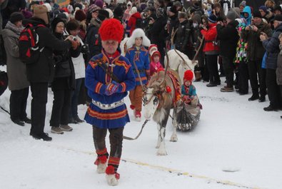 Lapland in winter